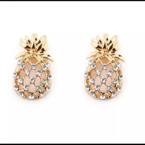 💥 5⭐️Rated Gold Pineapple Stud Earrings! 💥